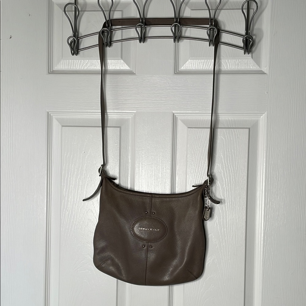 Longchamp Quadri leather Crossbody Bag